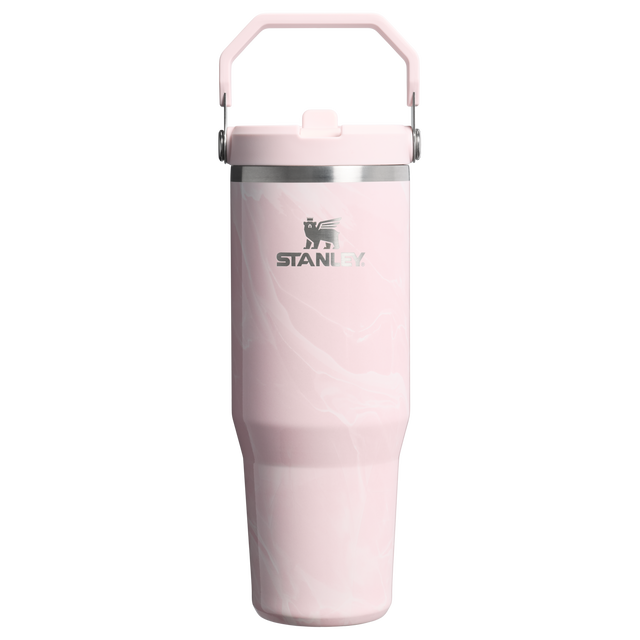 Web_PNG_Square-The_IceFlow_Flip_Straw_2.0_Tumbler_30OZ_-_Pink_Amethyst_Calacatta_-_Front