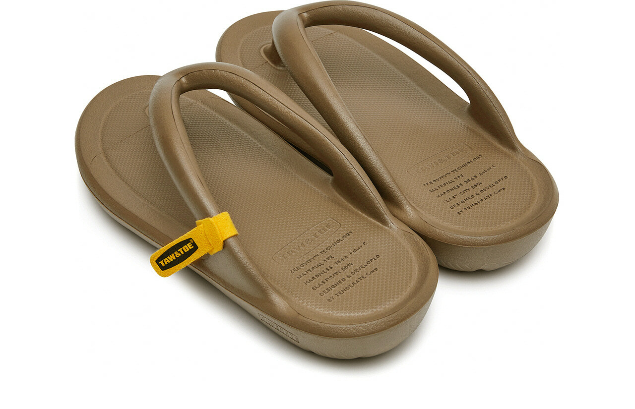 Taw u0026 Toe] Flip Flop ZEROVITY™ (Tan) – Arielle Store