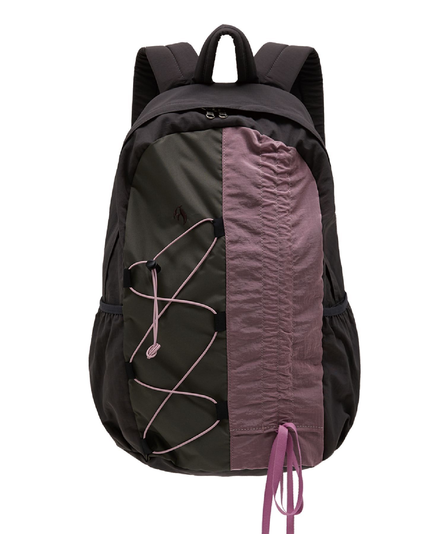 バッグ waikei Half string nylon backpack GREY Aespa Karina Pick] WaiKei Half String Nylon Backpack