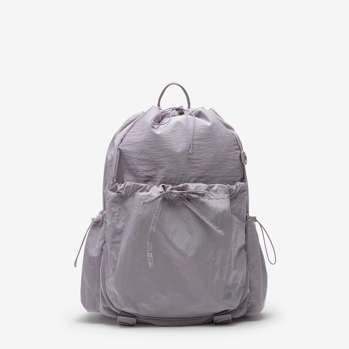 【New Balance】 Glossy ribbon String Backpack ☆大人気☆ New Balance] Glossy Ribbon String Bag – Arielle Store