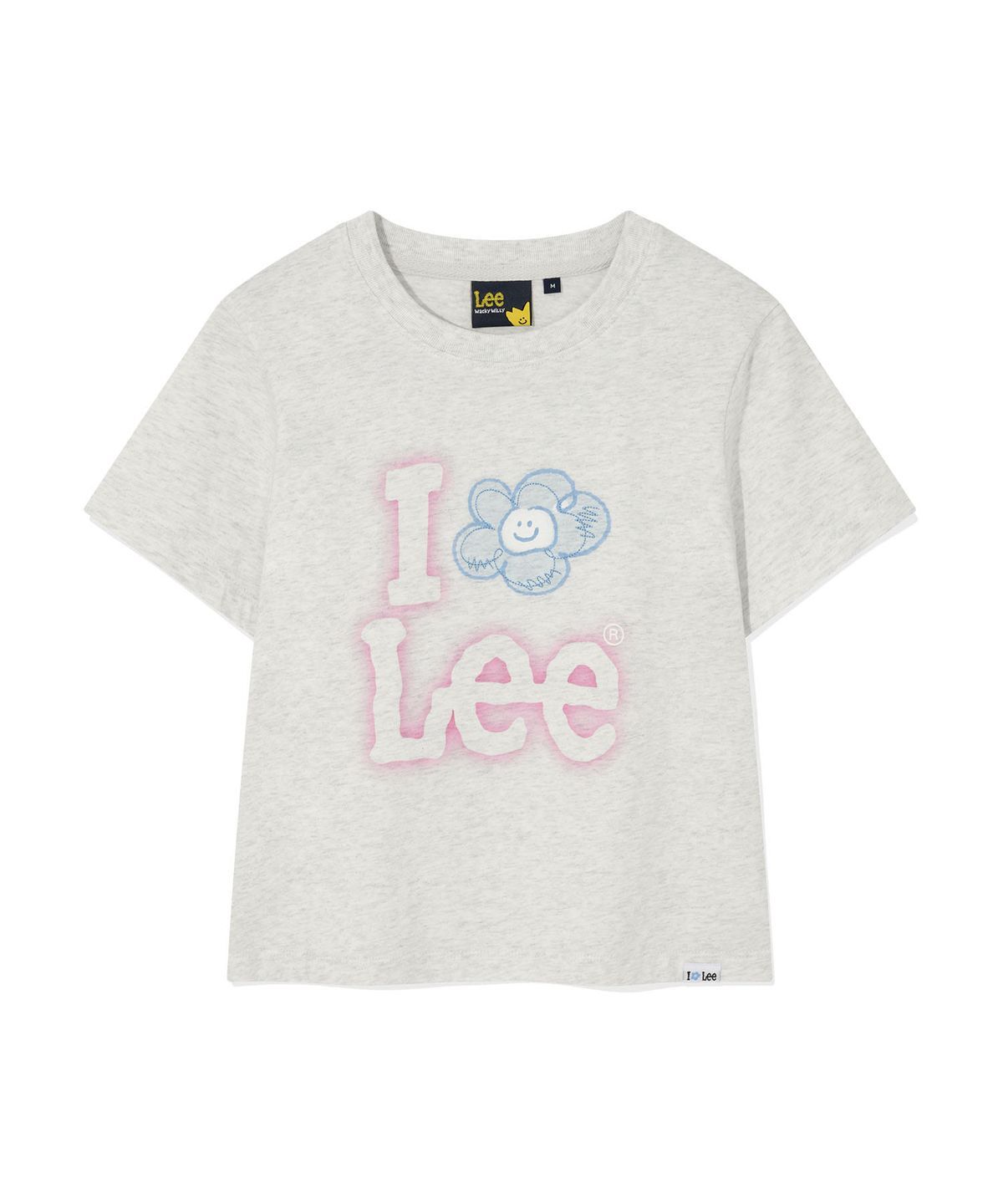 [WACKYWILLY×x Lee] I Kikiiri graphic T-shirt (3 COLOR) Wacky Willy x Lee] Women I Really Really Cropped Short