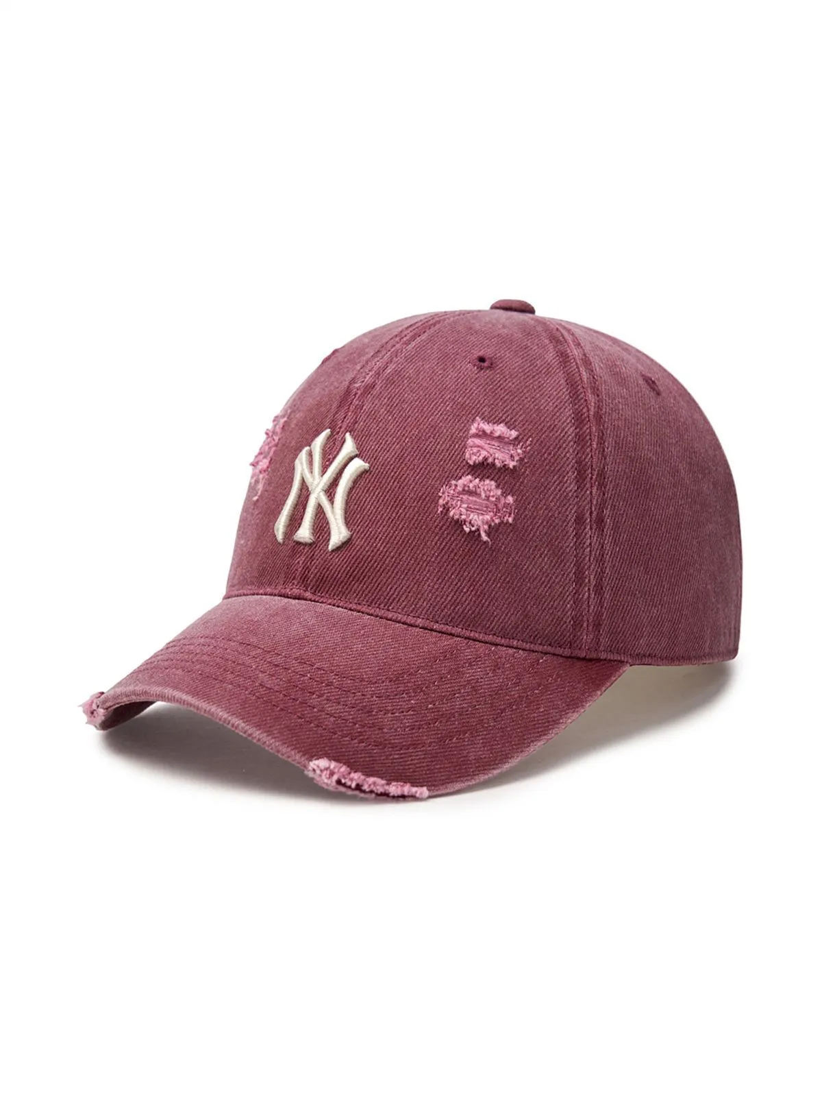 ハット [MLB] DamageWashing Unstruck BallCap New York *KARINA PICK MLB X Aespa Karina] Damage Washing Unstructured Ball Cap