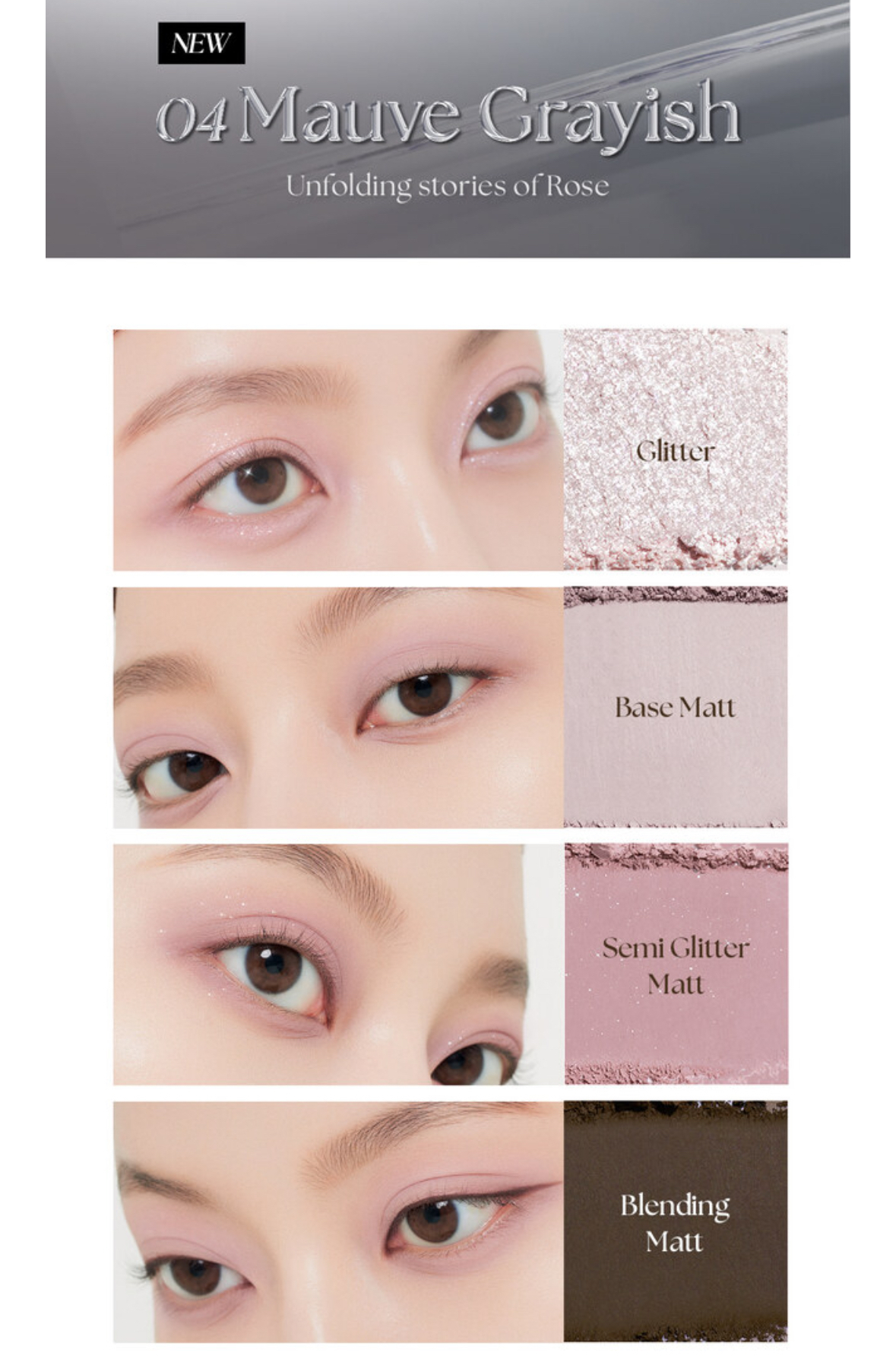 04 Mauve Grayish (Free Mini Liquid Glitter)