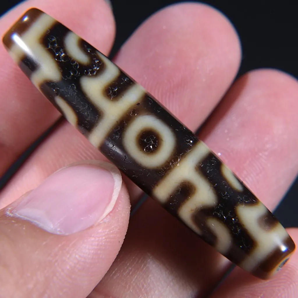 莲师法器天珠莲师三眼至纯天珠真品千年原矿天然 Vb Magic Beauty World 膜法护理世家