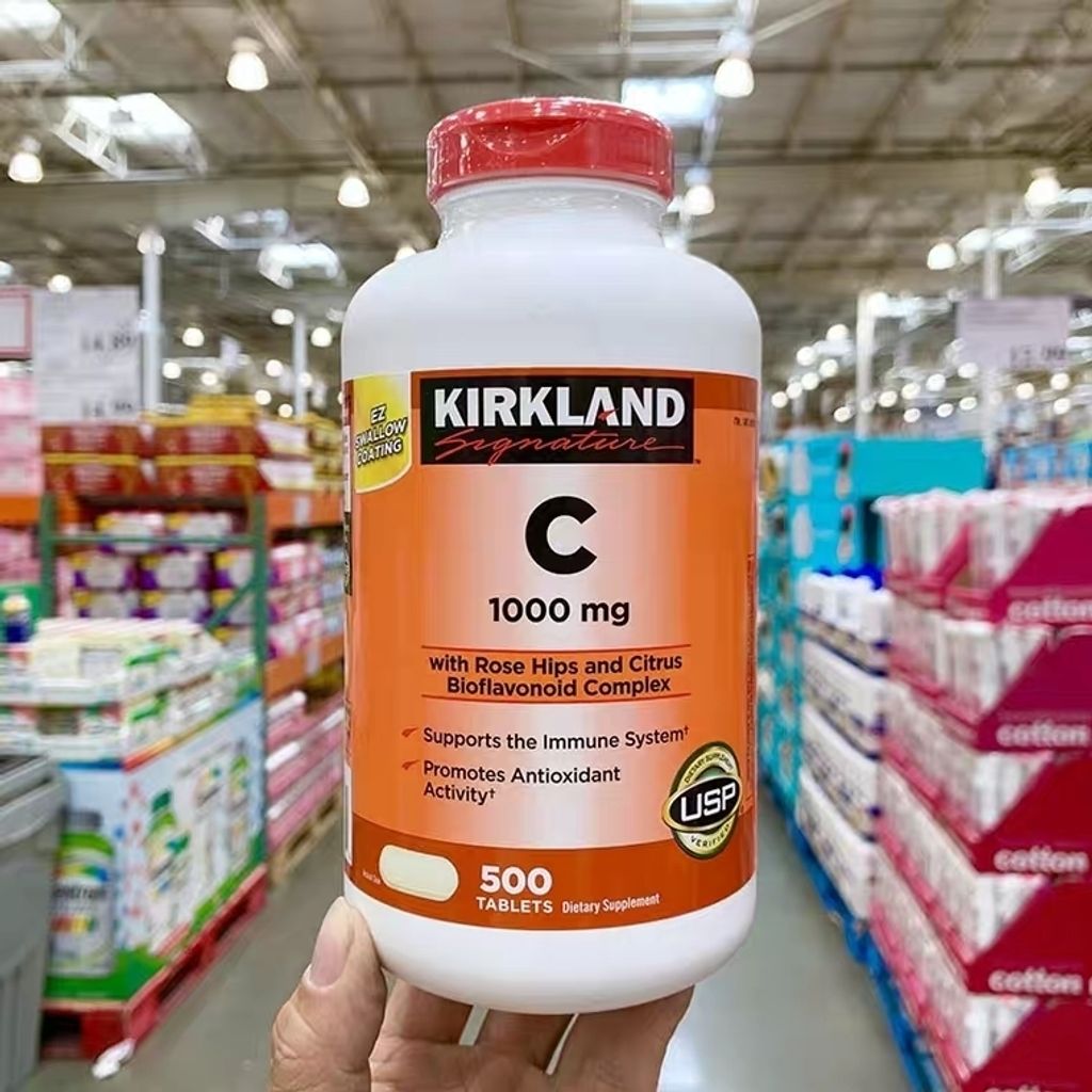 Ready Stock Kirkland Signature Vitamin C With Rose Hips And Citrus Bioflavoniod Complex 1000 Mg 500 Tablets Vb Magic Beauty World 膜法护理世家