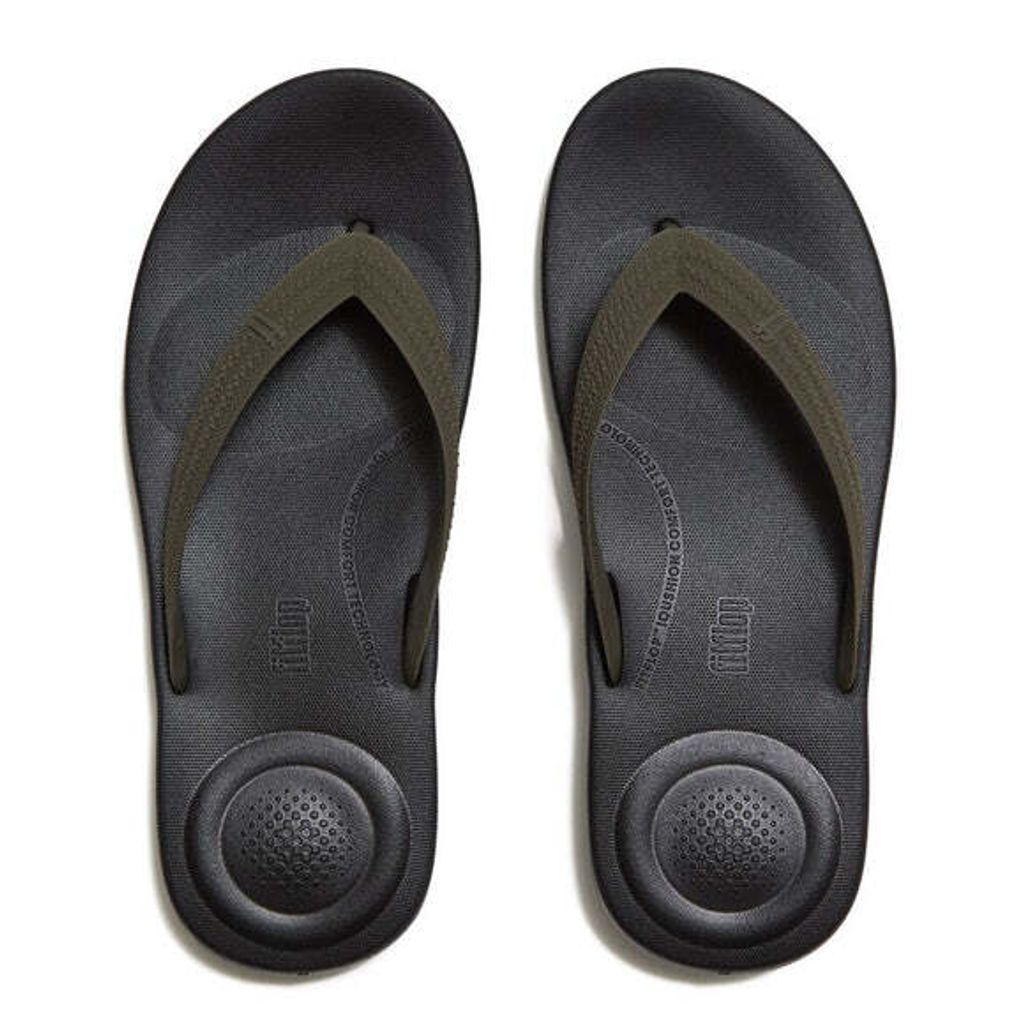 IQUSHION-MENS-TEXTURED-STRAP-FLIP-FLOPS-DEEP-OLIVE-BLACK_A6Q-B62_1_580x