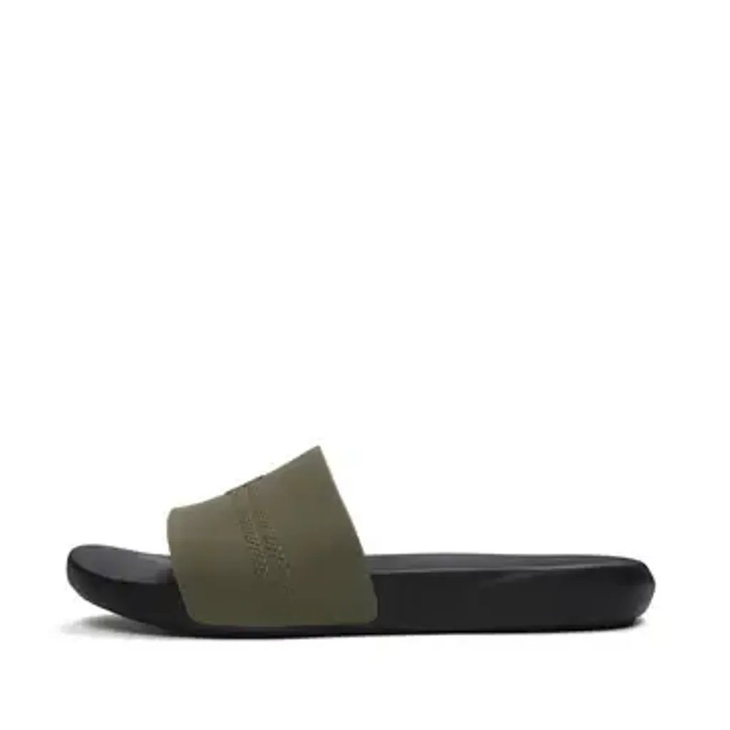 0199039428357_01_IQUSHION-MENS-POOL-SLIDES-DEEP-OLIVE-BLACK_A6P-B62_dbb52c9e-e099-4329-a820-50e779362a0e_360x