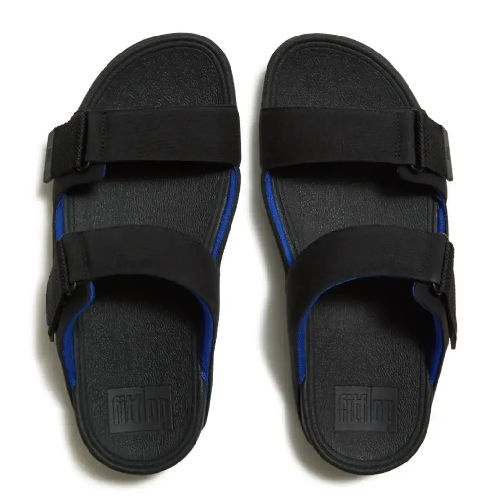 0199039346408_02_GOGH-MOC-MENS-W-REPELLENT-SLIDES-BLACK-TRUE-BLUE_A8F-E23_1_e9bcb17a-6c45-421e-a909-00c4192f724c