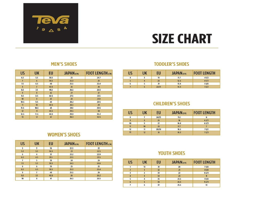 TEVA SIZE F