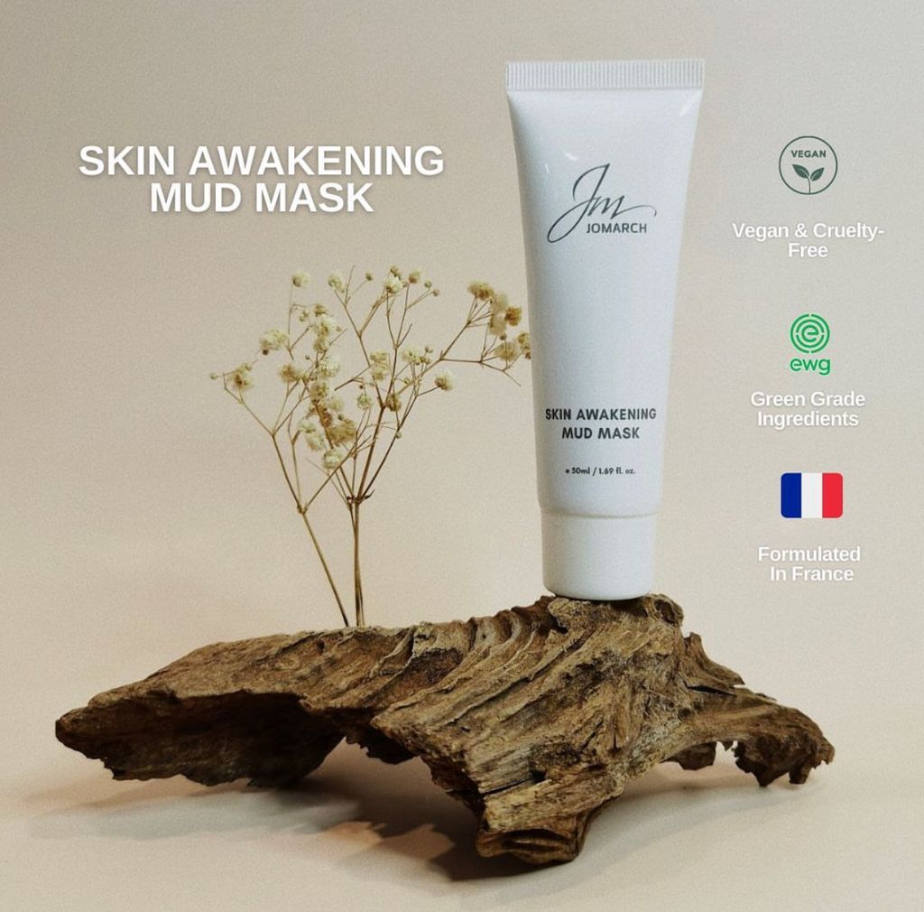 jomarch skin awakening mud mask _ probiotic _ skinbarrier _ koalin _ greentea _ oil control _ anti acne _ sensitive skin _ hydrating mask _ deep cleansing_3