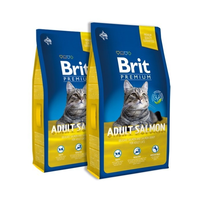 brit premium cat adult salmon