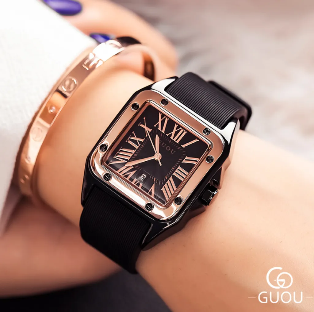 Guou 54s 石英女錶 比例時計