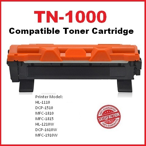 TN1000 TN-1000 TN 1000 Compatible Toner Cartridge Printer HL-1110 DCP-1510  MFC-1810 MFC-1815 HL-1210W DCP-1610W MFC-1910W HL1110 DCP1510 MFC1810  MFC1815 HL1210w DCP1610w MFC1910w hl1210 dcp1610 Printer Cartridge –  CartridgeStreet.com