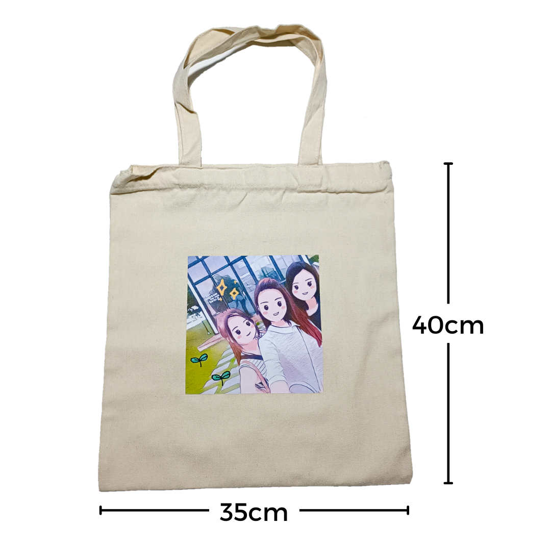 Canvas Zip Tote Bag