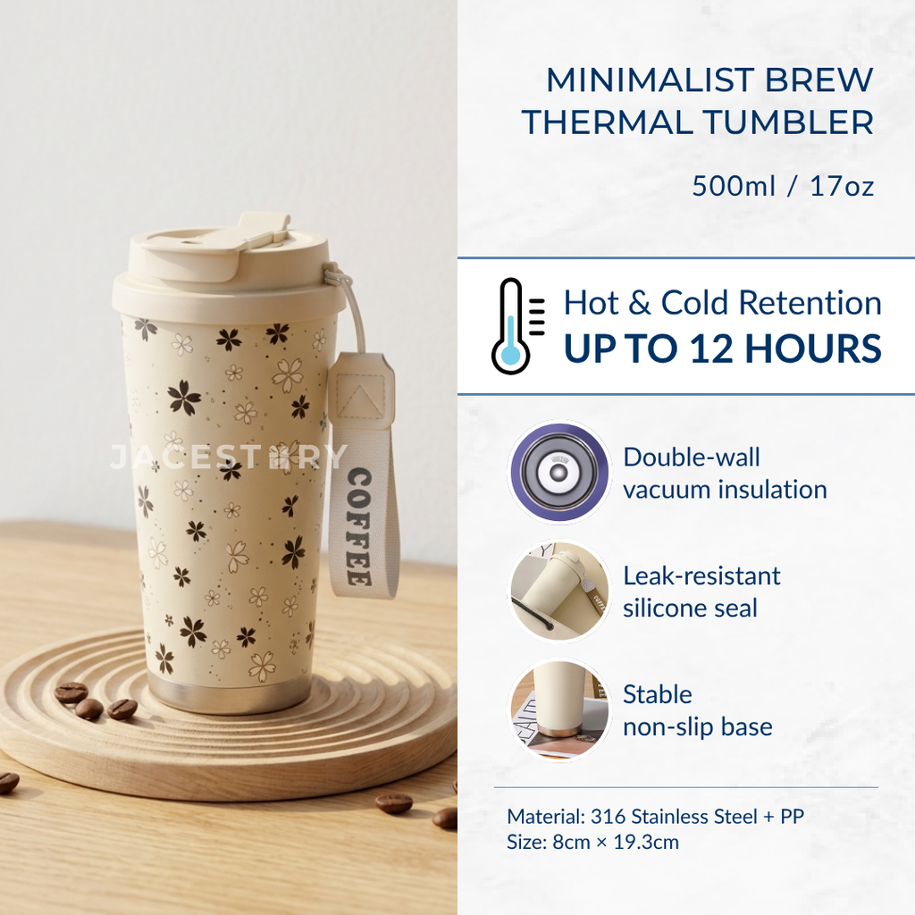 Minimalist Brew Thermal Tumbler
