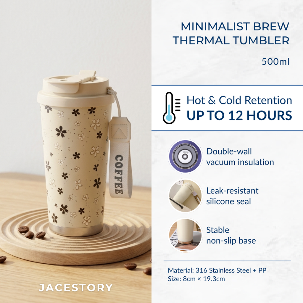 Minimalist Brew Thermal Tumbler