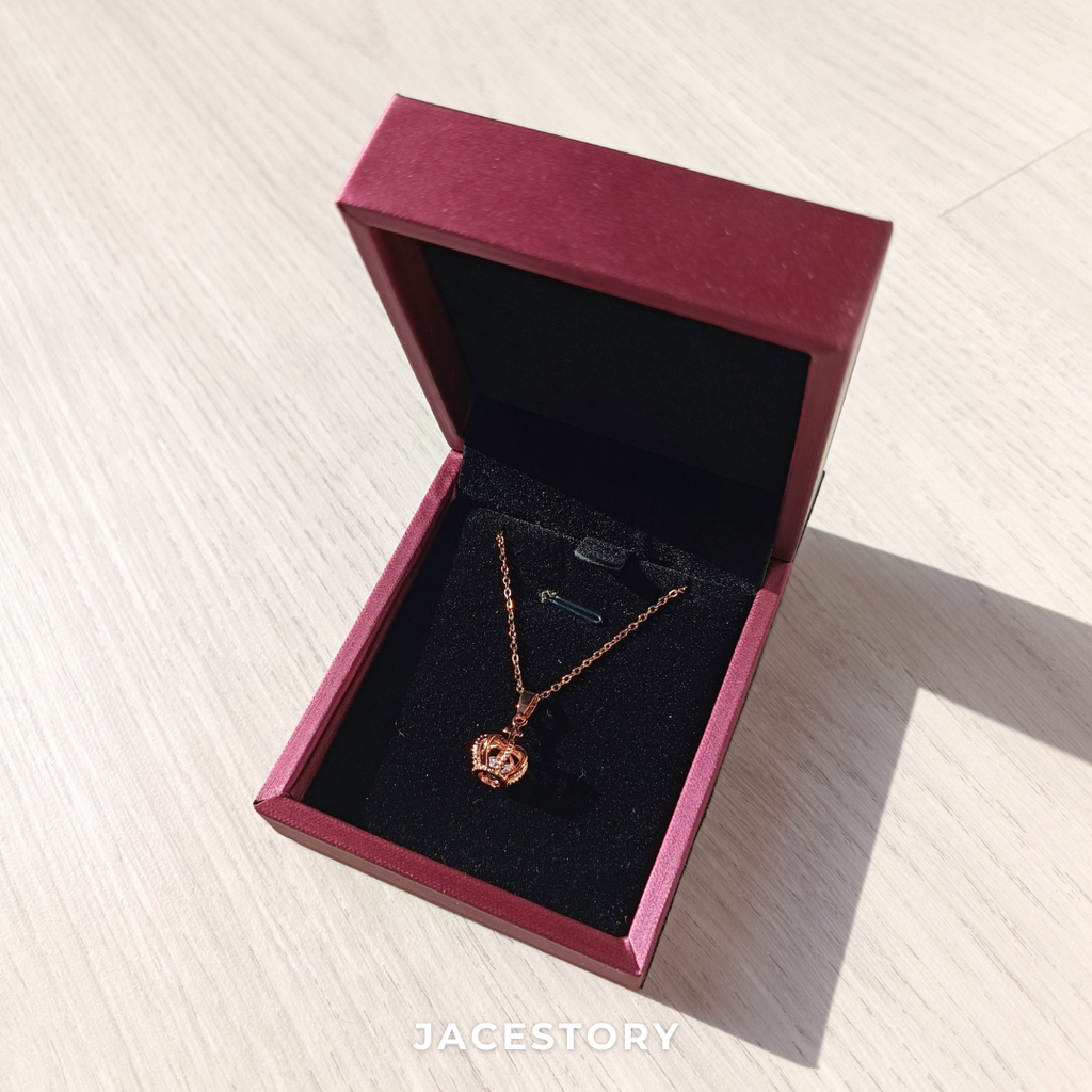 The Crown Necklace with Jewellery Box