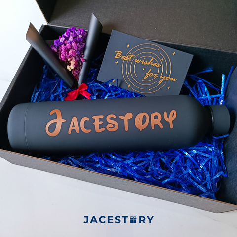 Personalised Gift Set | Modern Stylish Vacuum Flask