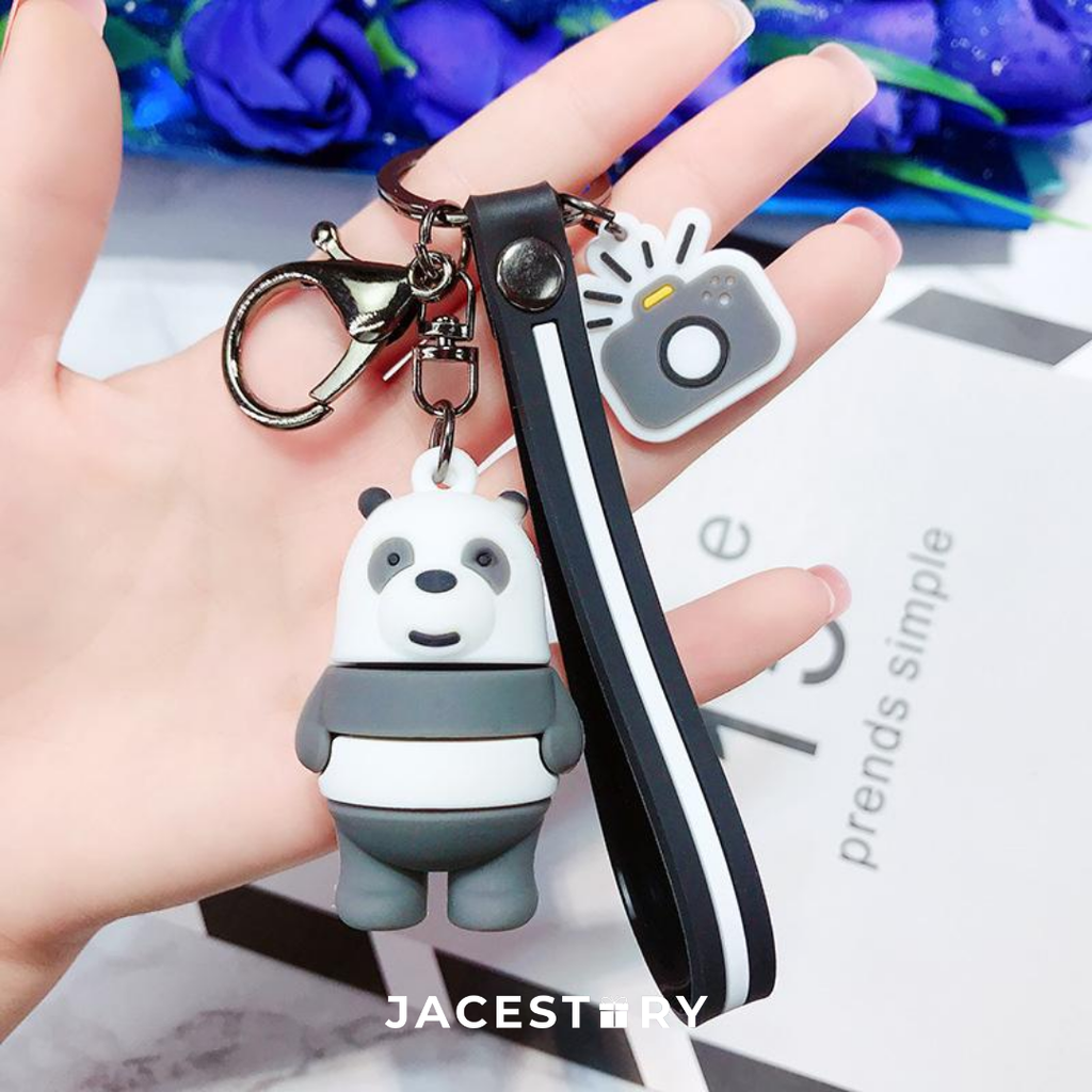 We Bare Bears Charm Keychain