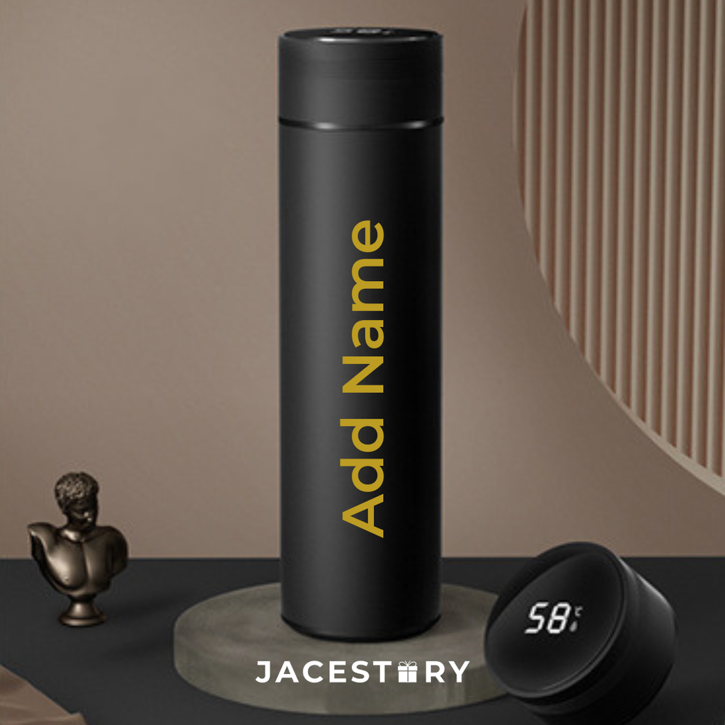Personalised Business Smart Temperature Display Vacuum Flask Gift Set