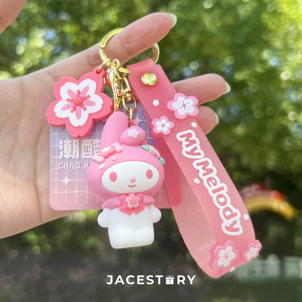 Sanrio Characters Charm Keychain