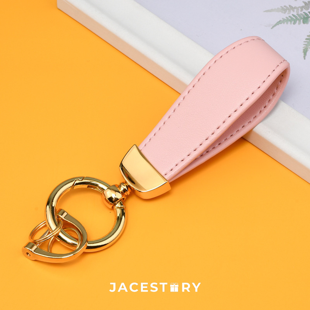 Personalised Premium Leather Keychain