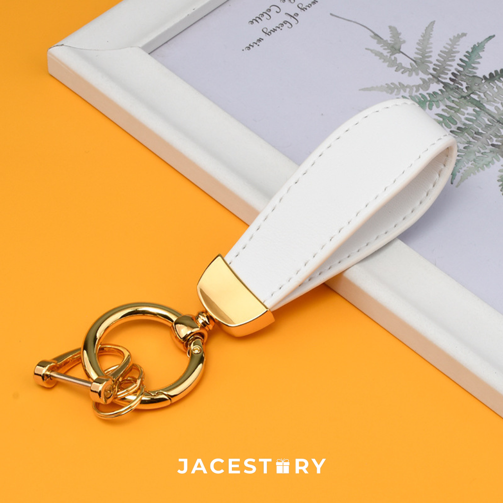 Personalised Premium Leather Keychain