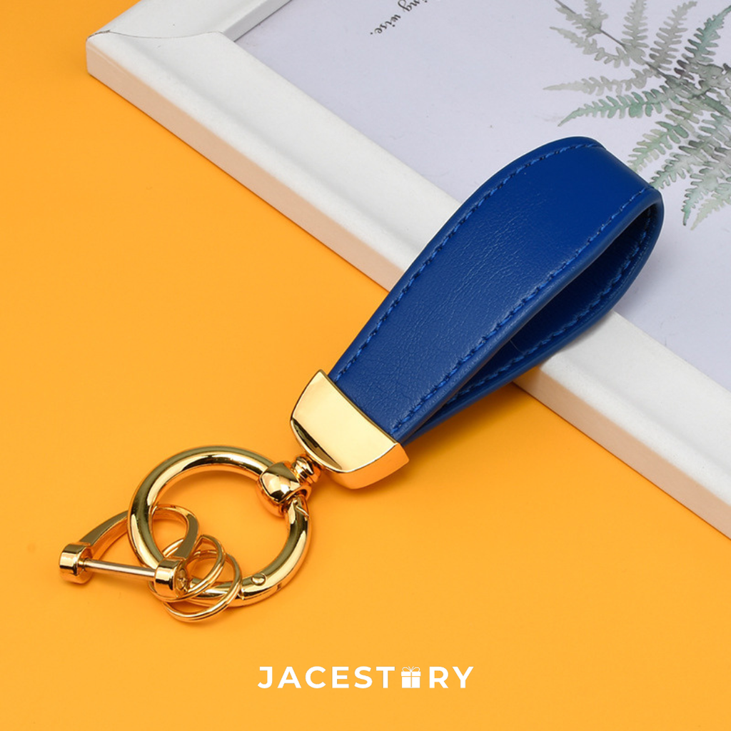 Personalised Premium Leather Keychain