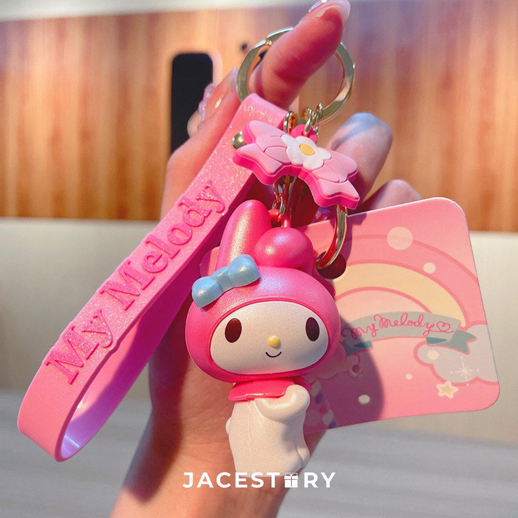 Authentic Sanrio Characters Charm Keychain