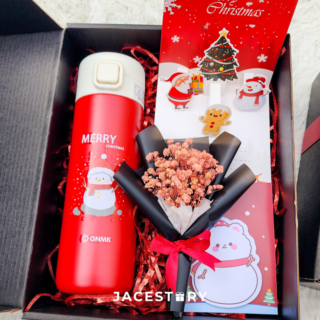 Gift Set | Merry Christmas Vacuum Flask