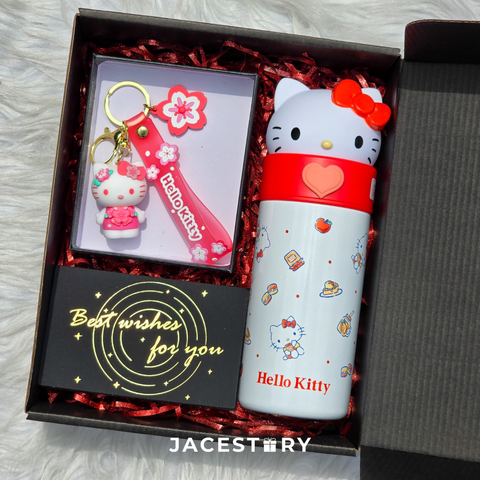 Premium Gift Set | Little Princess (Vacuum Flask + Keychain)
