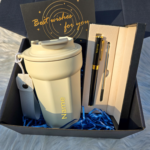 Personalised Premium Gift Set | The Signature (Tumbler + Signature Pen)