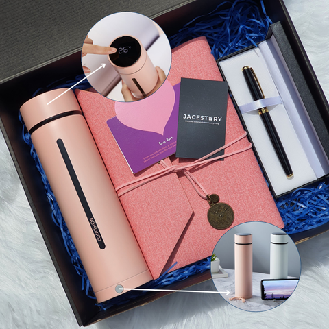 Premium Gift Set | The Promise (Vacuum Flask + Notebook + Signature Pen)