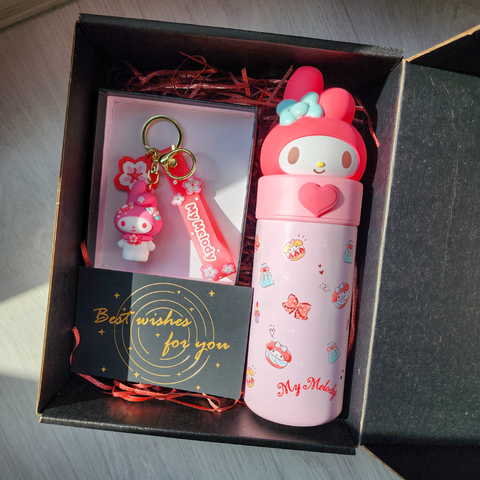 Premium Gift Set | Little Princess (Vacuum Flask + Keychain)