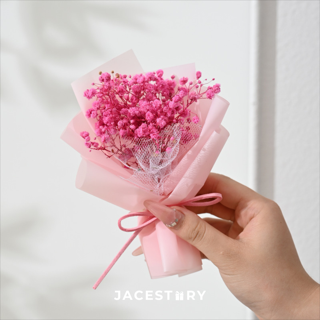 Preserved Baby's Breath Mini Bouquet