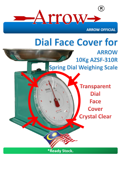 ARROW 10kg AZSF-310R Dial Face Cover 1.png