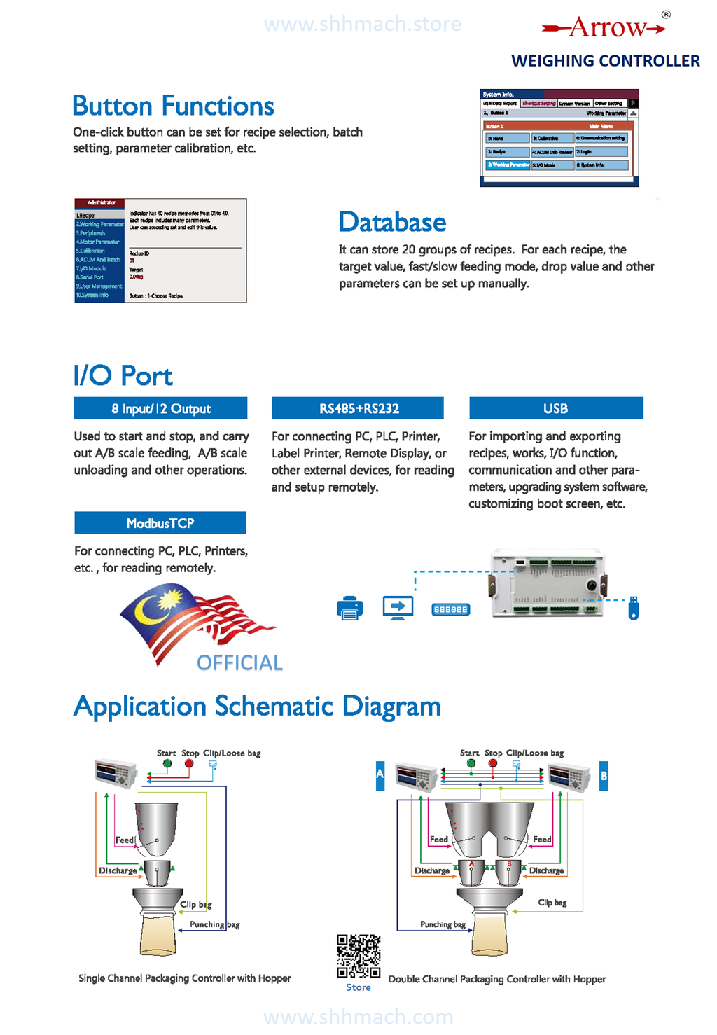 ARROW M04 Weighing Controller SHHMACH Online 05
