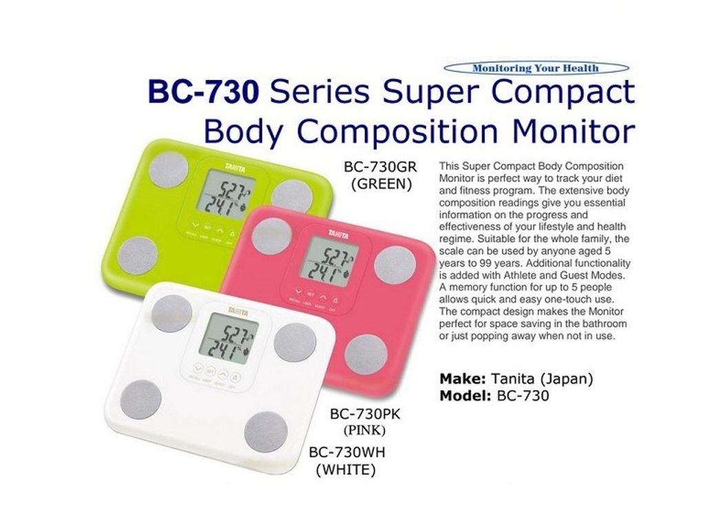 Compact body composition monitor BC-730 TANITA
