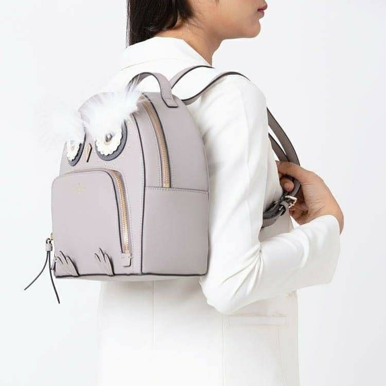 kate spade owl backpack