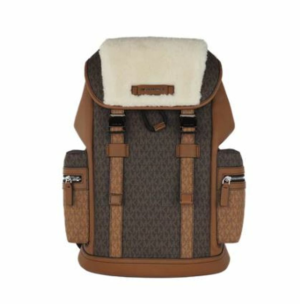 READY STOCK IN MALAYSIA) MICHAEL KORS COOPER POCKET BACKPACK SIGNATURE  BROWN ( 37F1LCOB2X ) – HBOUS