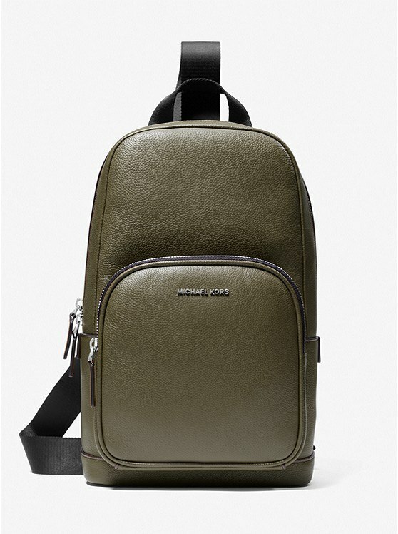 READY STOCK IN MALAYSIA) MICHAEL KORS COOPER COMMUTER SLINGPACK OLIVE  (37S1LCOY1L) – HBOUS