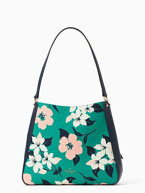 Amazon.com: DEYYA Leather Handbag for Women Large Capacity Top Handle  Satchel Bucket Purses Shoulder Bag Green Floral Pattern Modern Art :  Clothing, Shoes & Jewelry