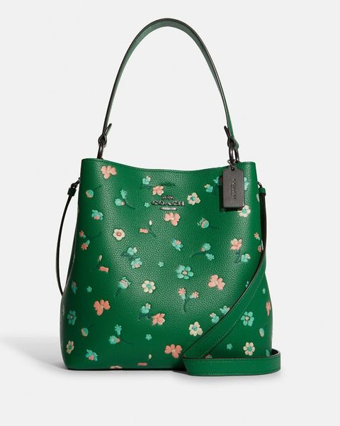 Town Bucket Bag With Mystical Floral Print green.jpg
