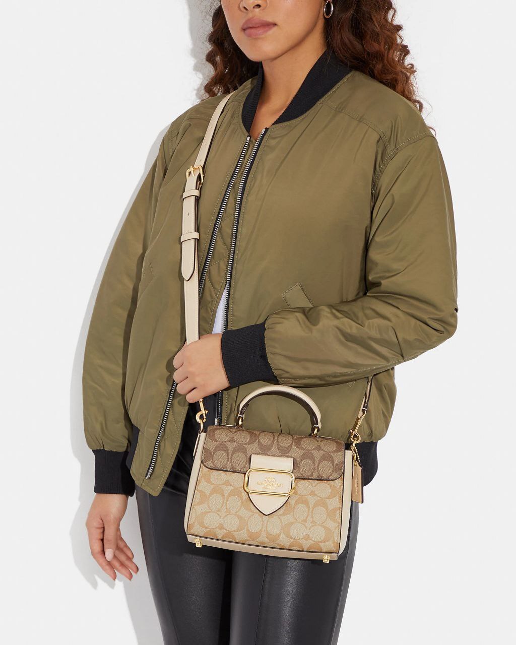 COACH MARA HOBO (IM/CHALK MULTI)