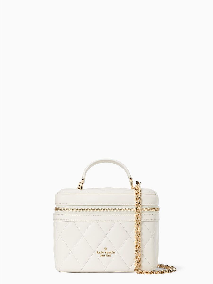 Kate Spade New York Staci Small Flap Crossbody Bag (Pale Hydrangea):  Handbags