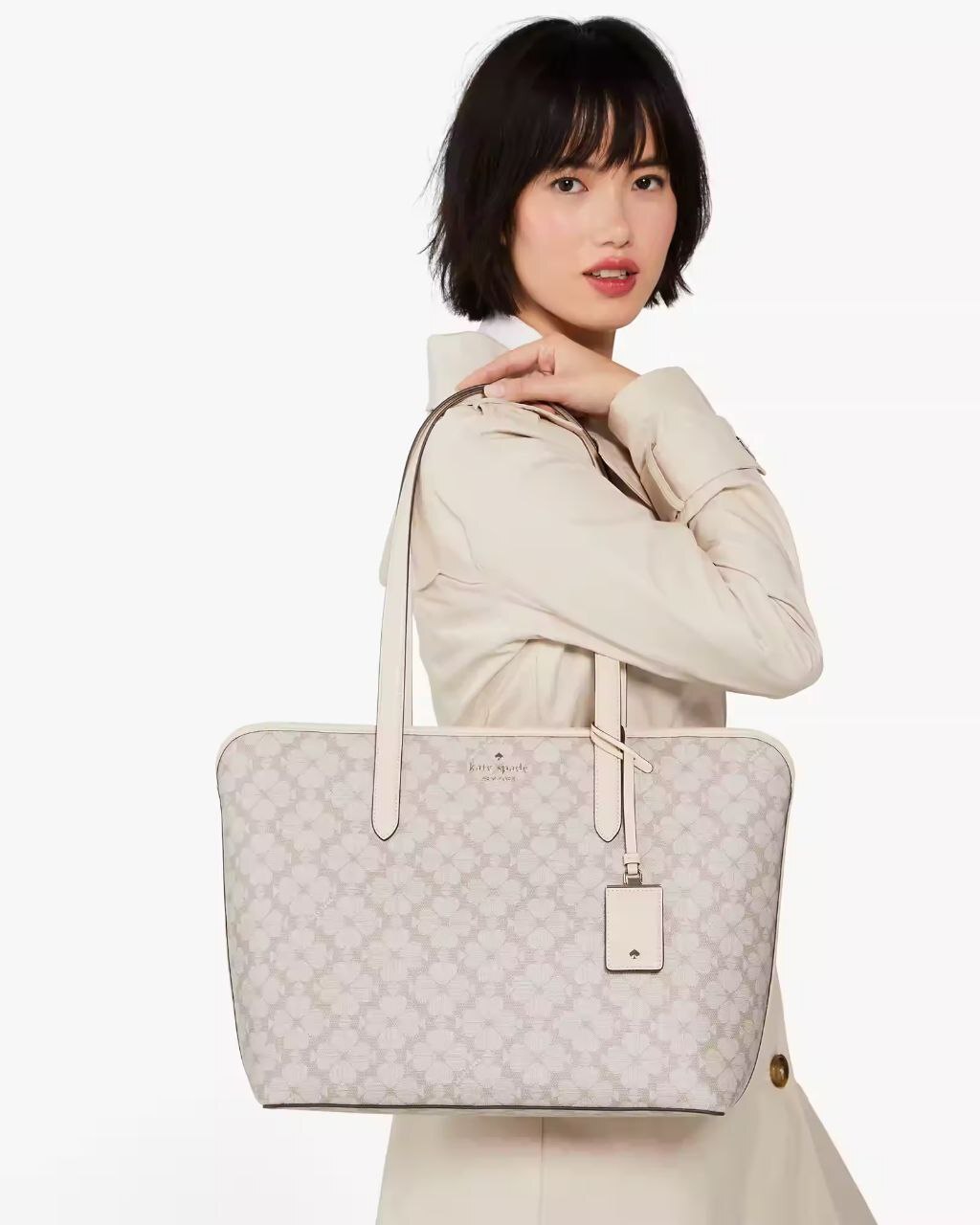 Kate spade floral tote discount