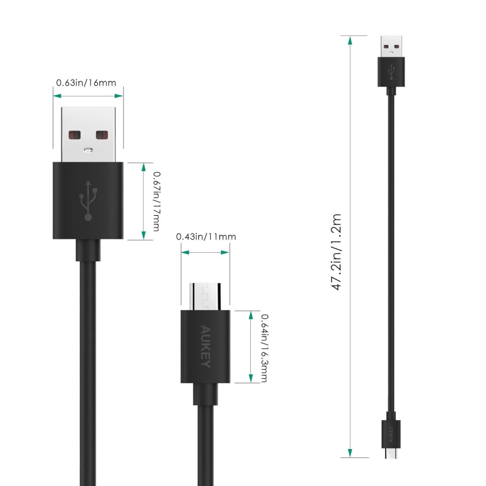 CB-D10 20AWG QUalcomm Quick Charge 2.03.0 Micro USB Cable (3Pack)_2.jpg