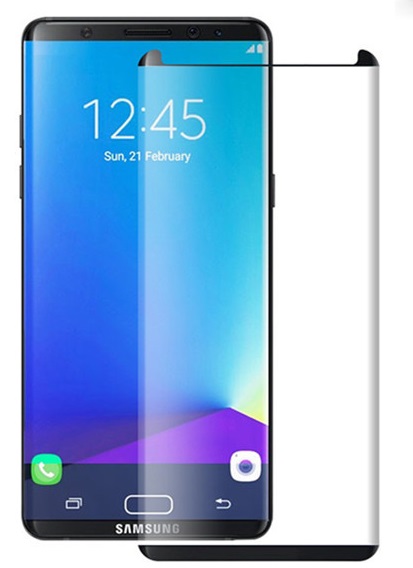 Samsung Galaxy Note 8 Full Screen Anti-Scratch Curved Tempered ...