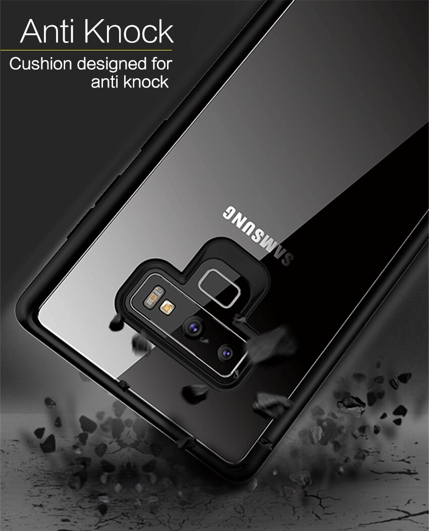 VISEON CLEAR ACRYLIC PROTECTIVE BACK COVER CASE_SAMSUNG note 9_4.jpg