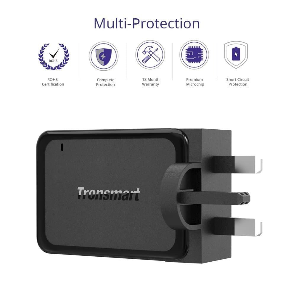 Tronsmart W2TF 36W Dual Port Qualcomm Quick Charge 3.0&VoltiQ Wall Charger_4.jpg